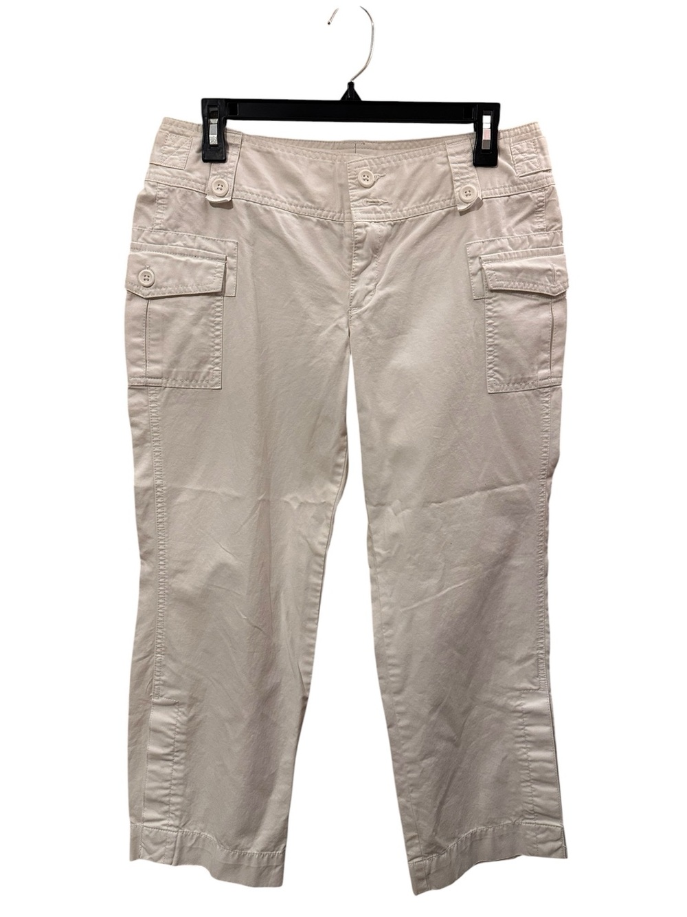Old Navy White straight-Leg Cargo Jeans